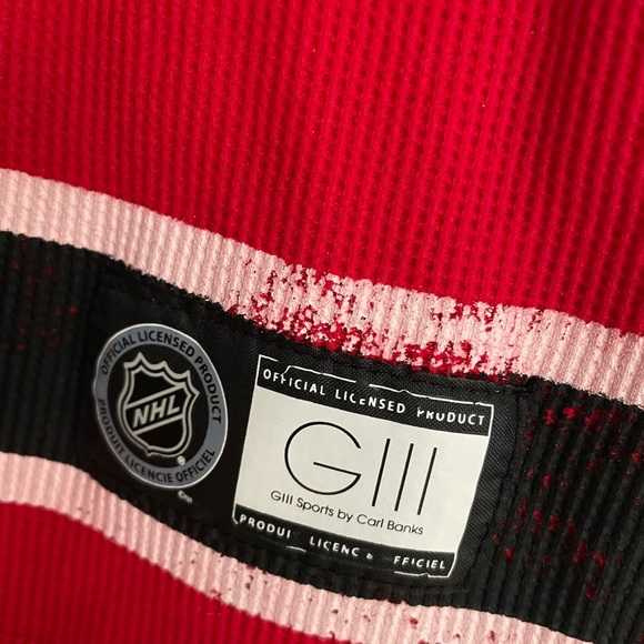 Women’s Blackhawks waffle knit long sleeve shirt size M - Picture 3 of 5